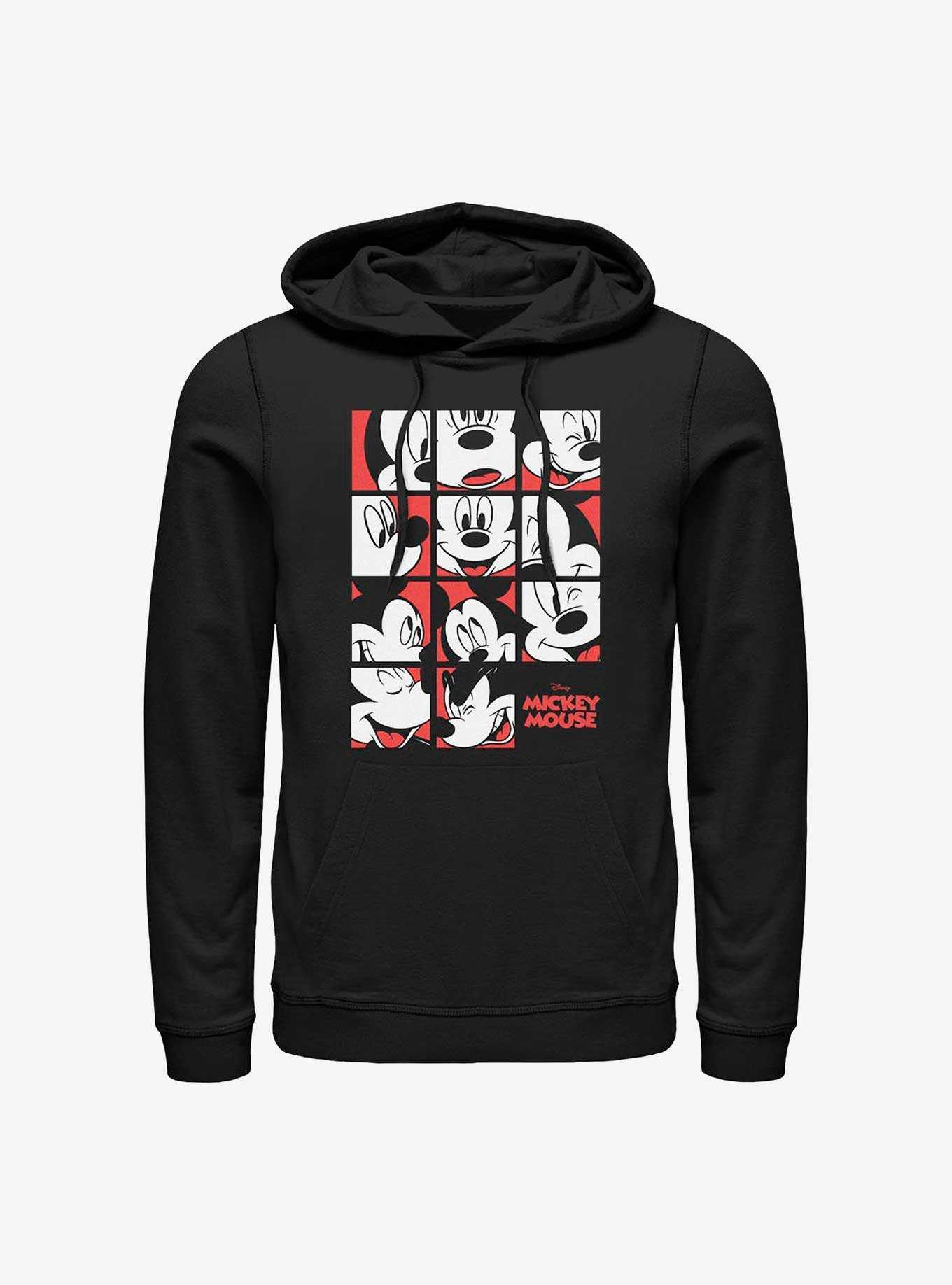 Disney Mickey Mouse Expression Grid Hoodie, , hi-res
