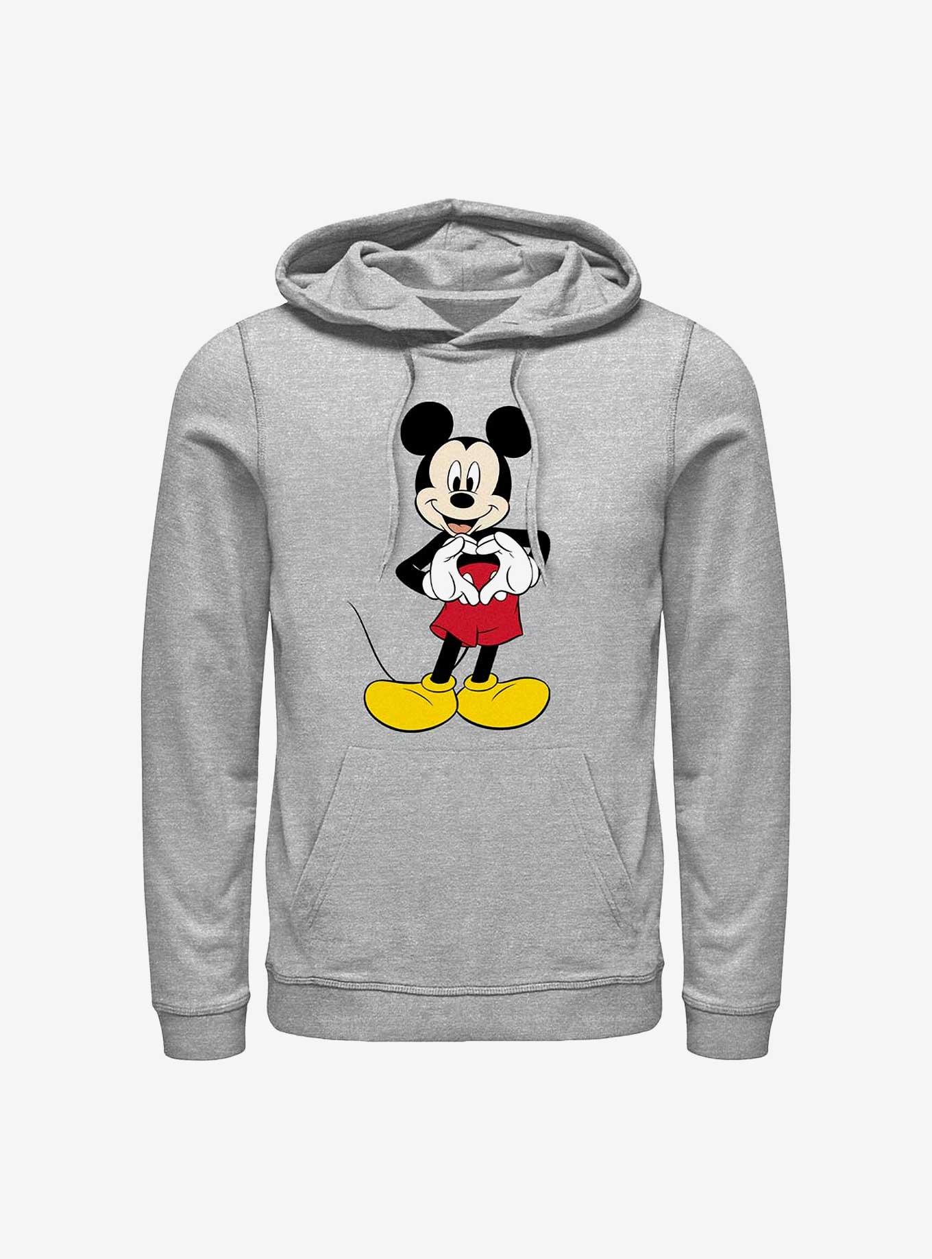 Disney Mickey Mouse Love Hoodie, ATH HTR, hi-res