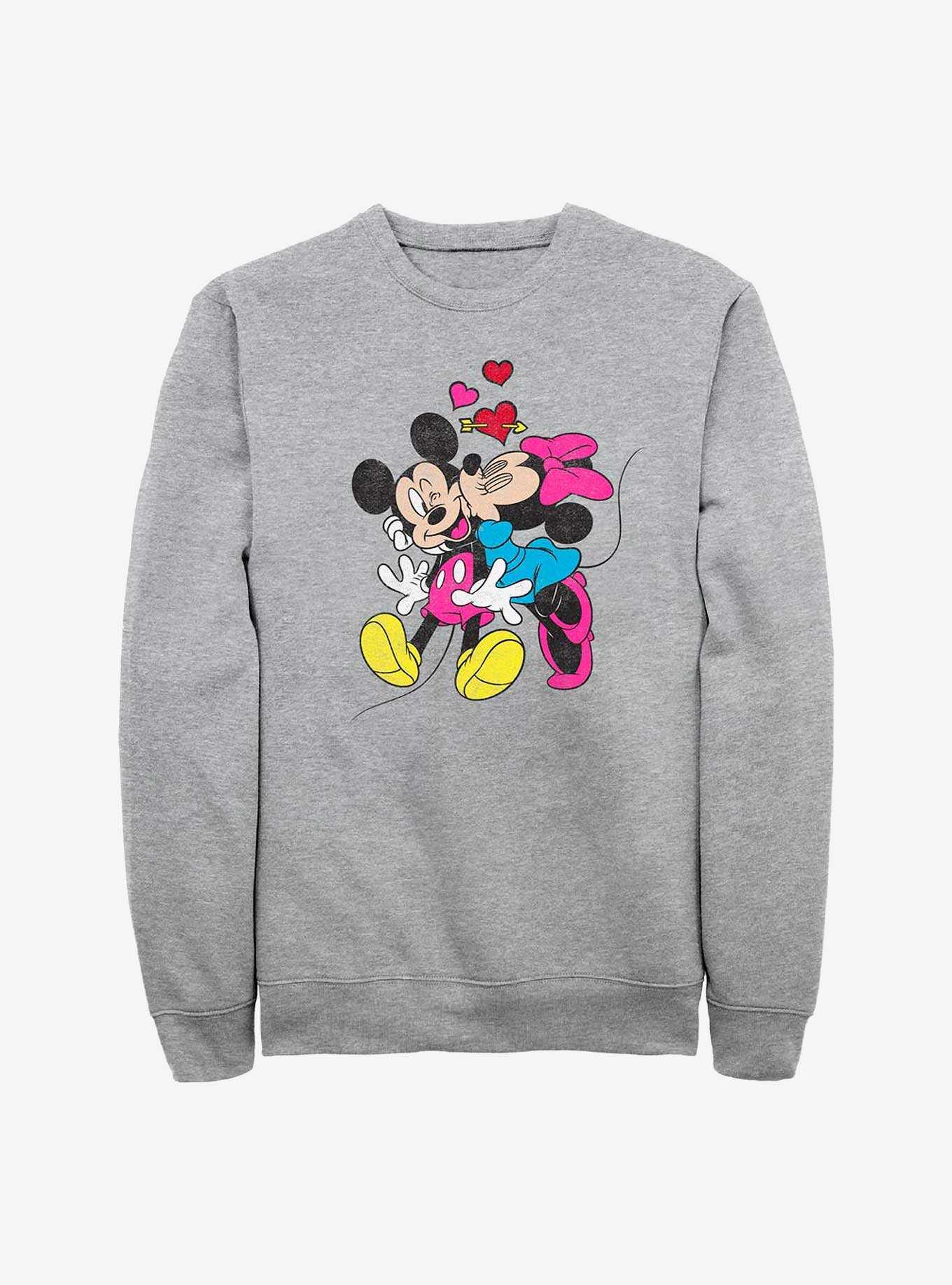 Disney Mickey Mouse & Minnie Mouse Love Sweatshirt, , hi-res