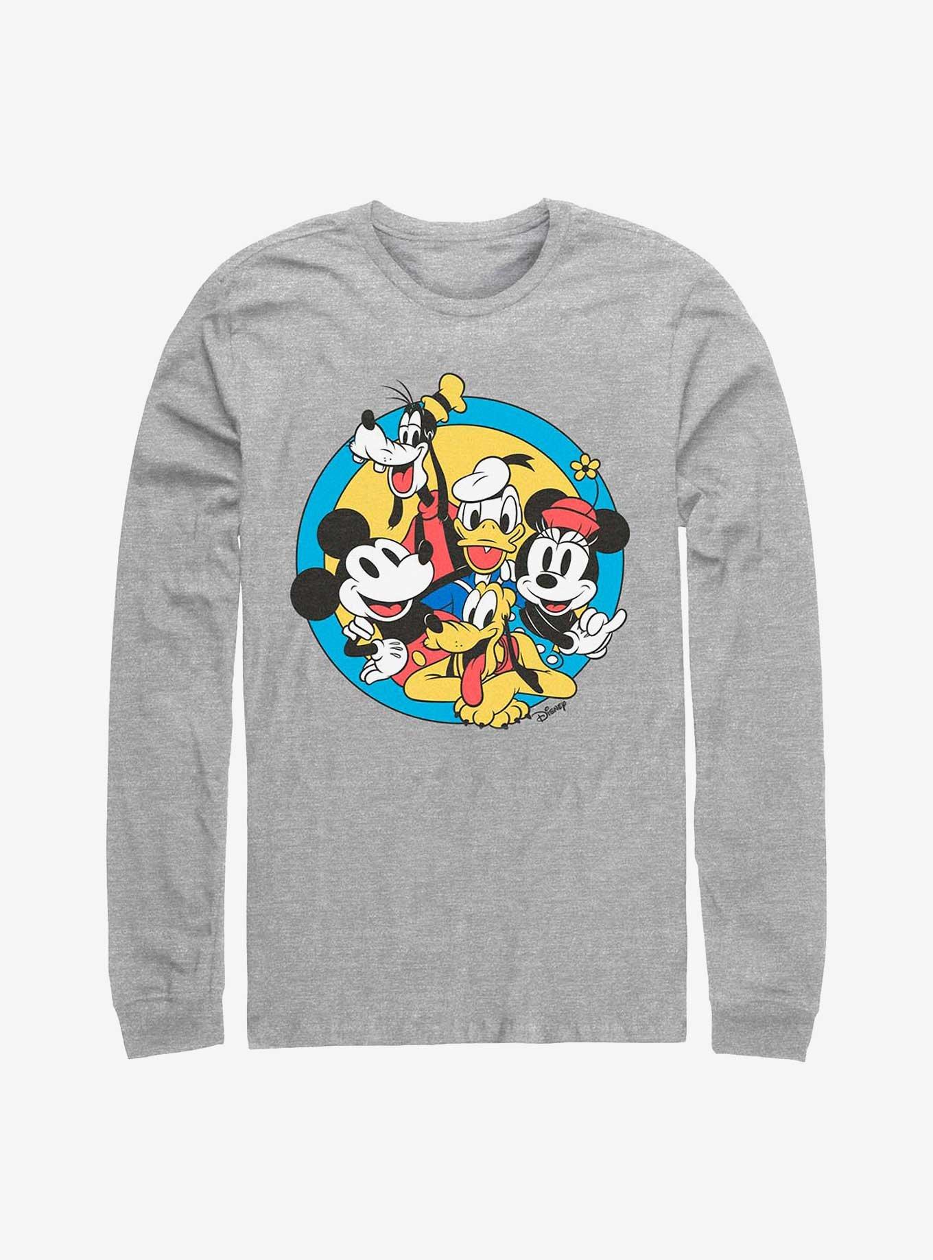 Disney Mickey Mouse Original Buddies Long-Sleeve T-Shirt, ATH HTR, hi-res