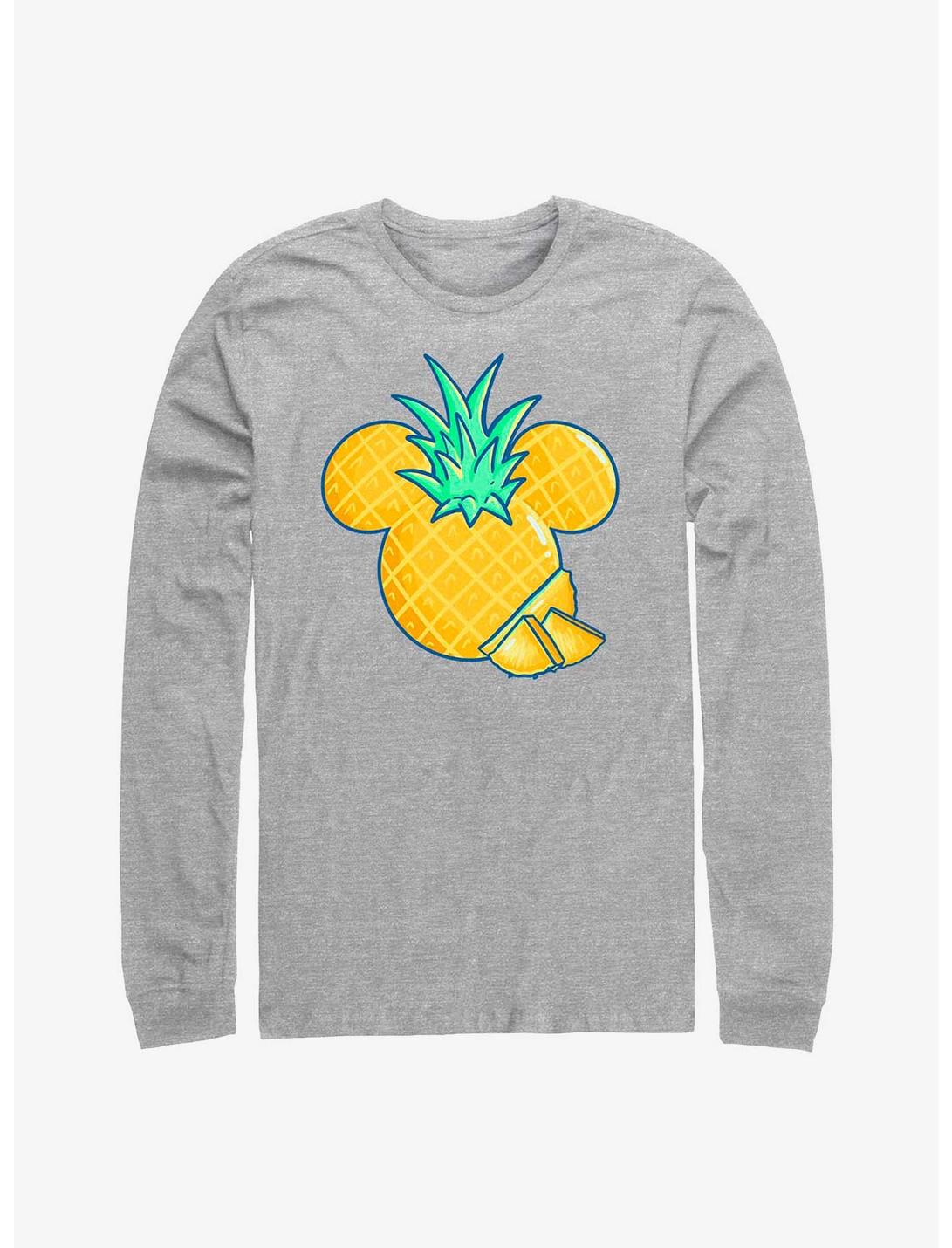 Disney Mickey Mouse Pineapple Long-Sleeve T-Shirt, ATH HTR, hi-res