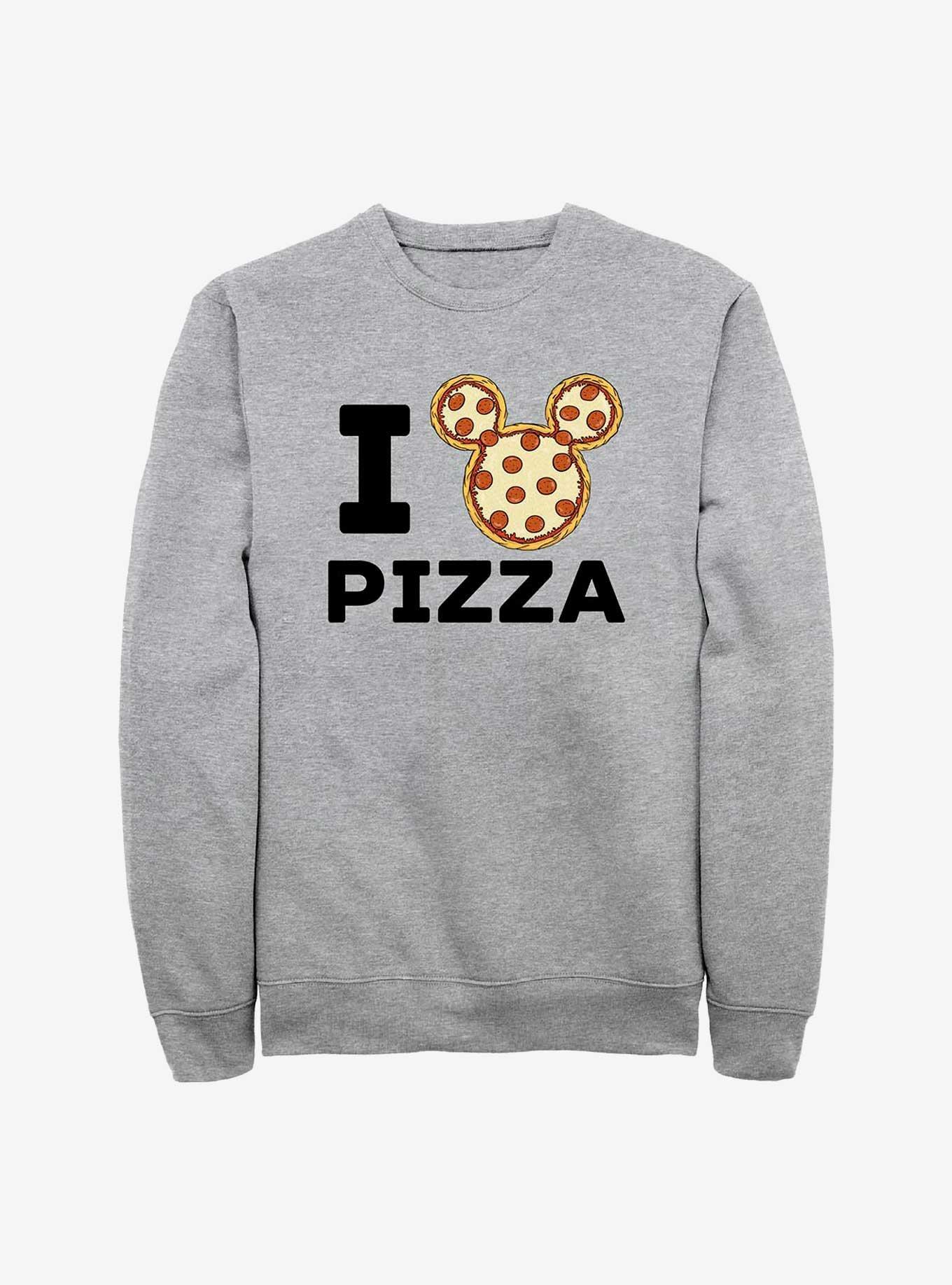 Disney Mickey Mouse Pizza Sweatshirt, ATH HTR, hi-res