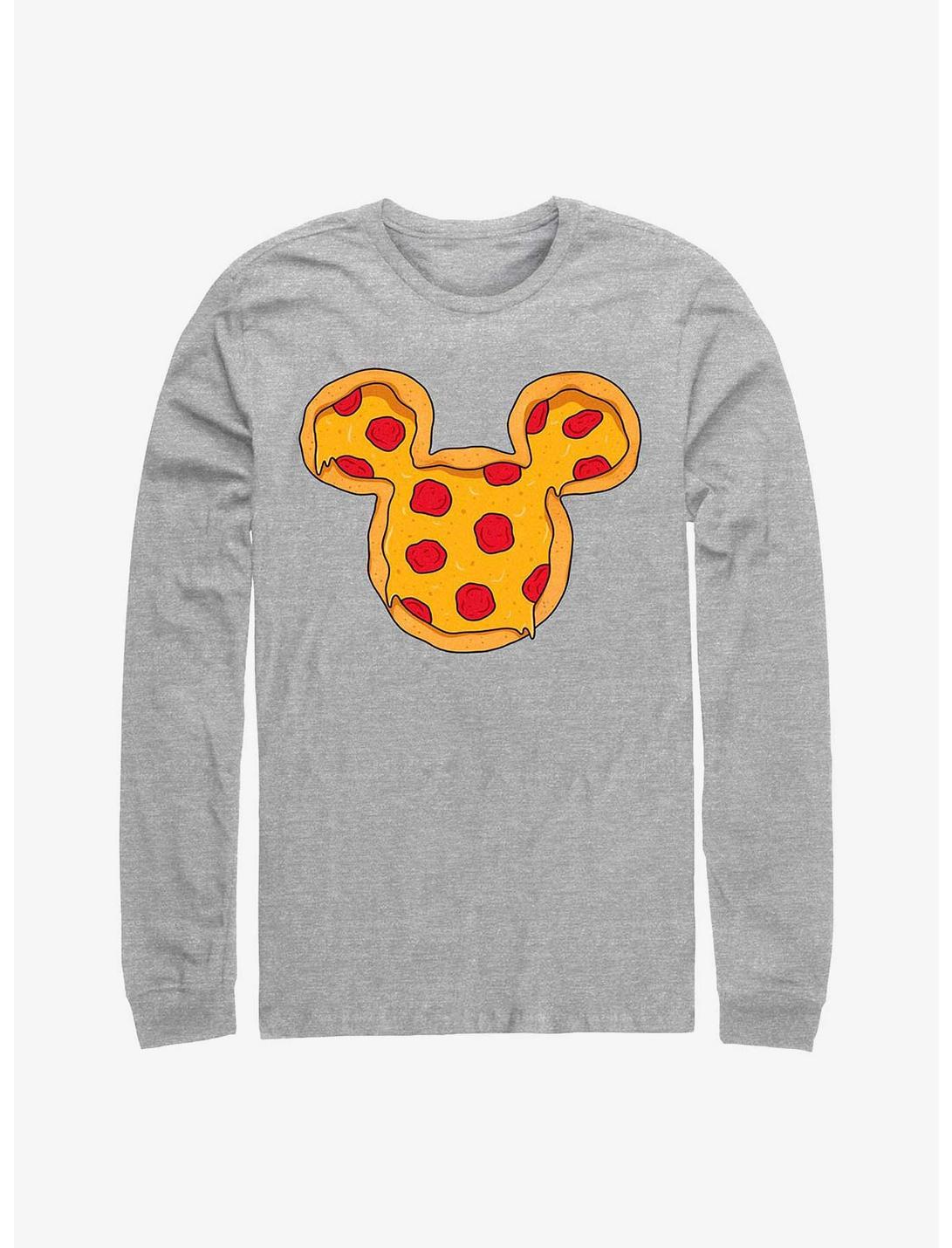 Disney Mickey Mouse Pizza Ears Long-Sleeve T-Shirt, ATH HTR, hi-res