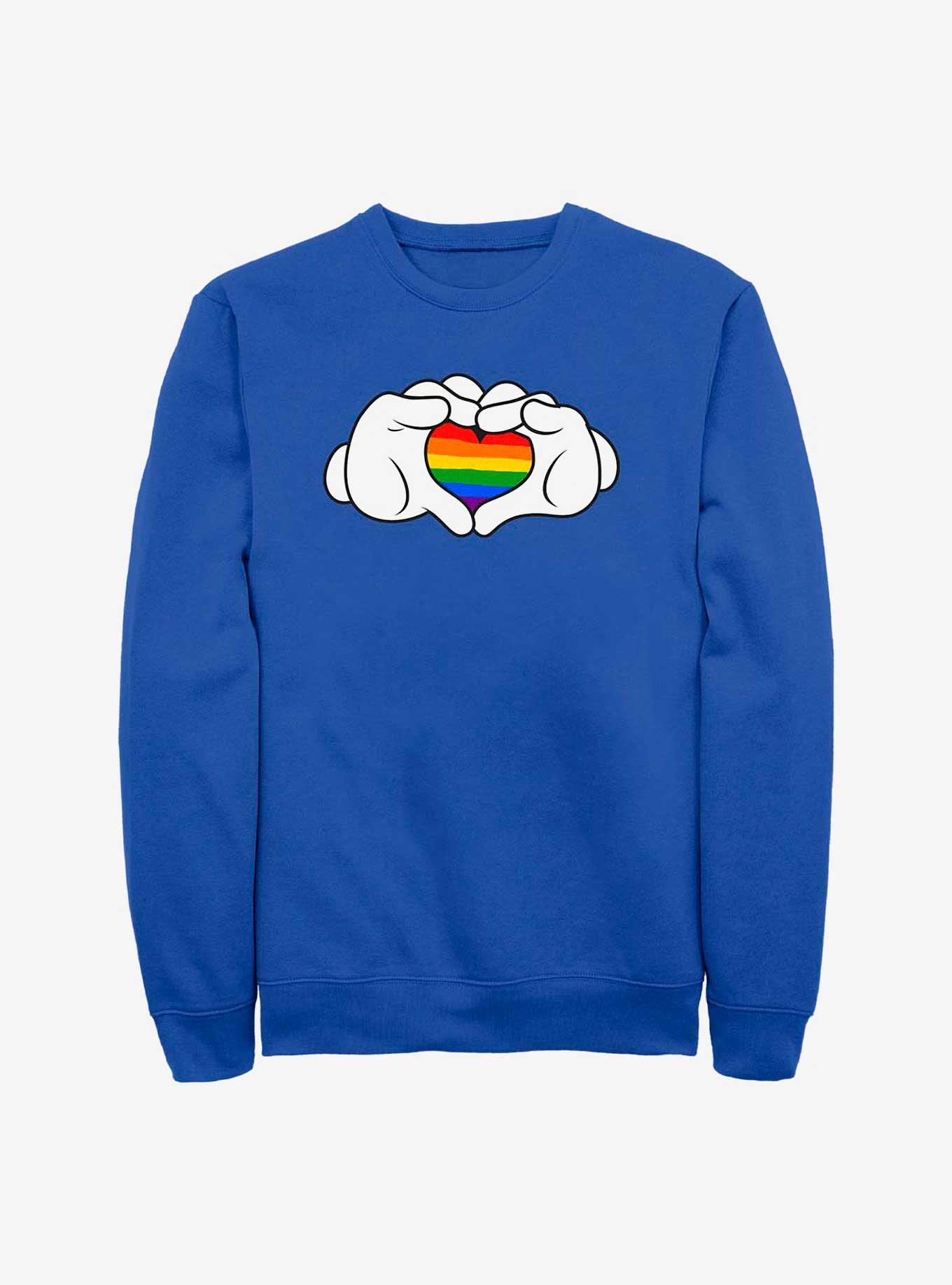 Disney Mickey Mouse Rainbow Love Sweatshirt