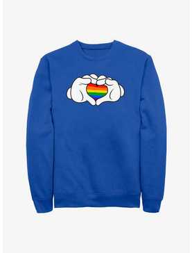Disney Mickey Mouse Rainbow Love Sweatshirt, , hi-res