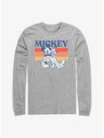 Disney Mickey Mouse & Pluto Retro Squad Long-Sleeve T-Shirt, ATH HTR, hi-res