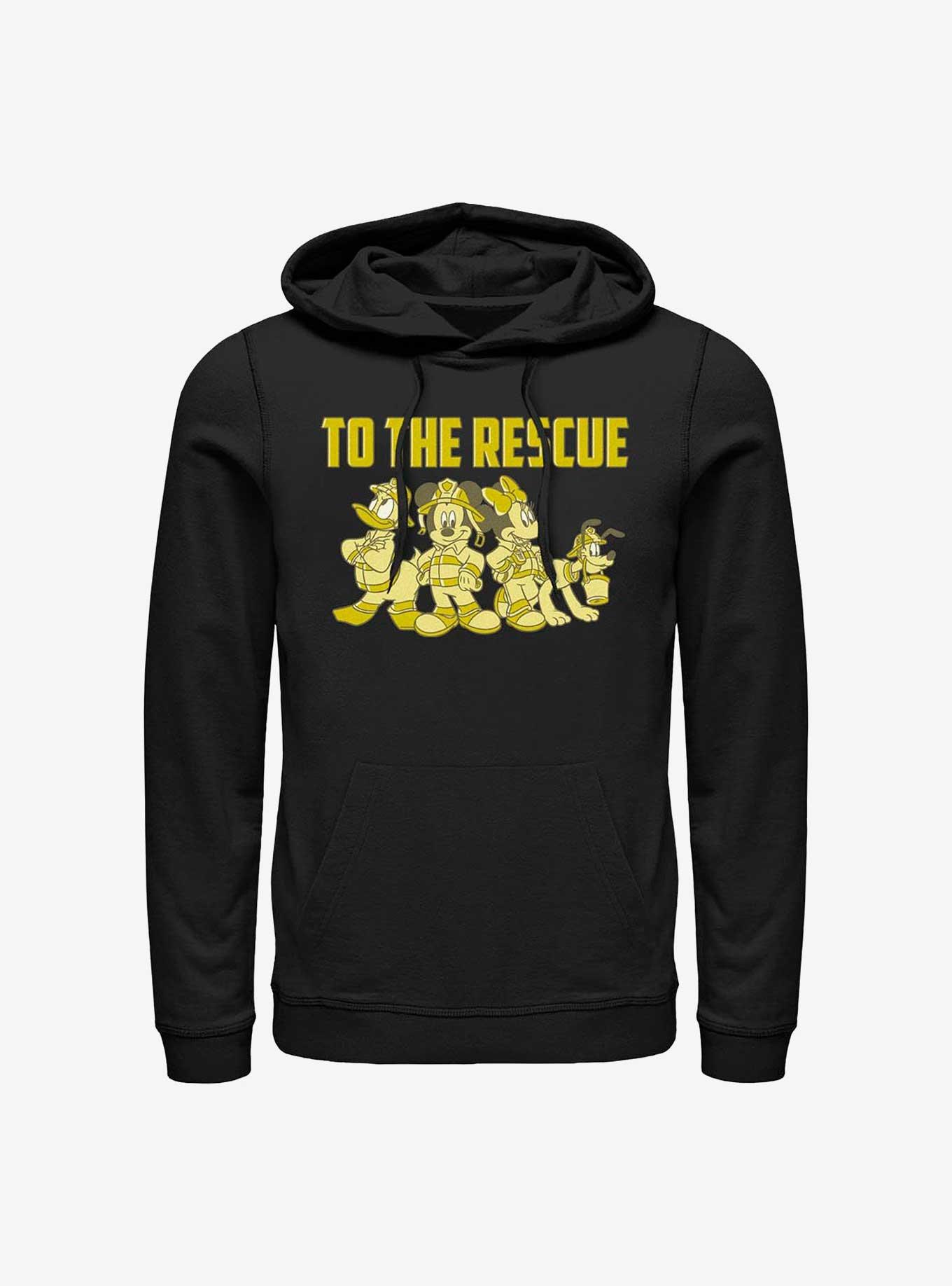 Disney Mickey Mouse Thanks Firefighters Hoodie, , hi-res