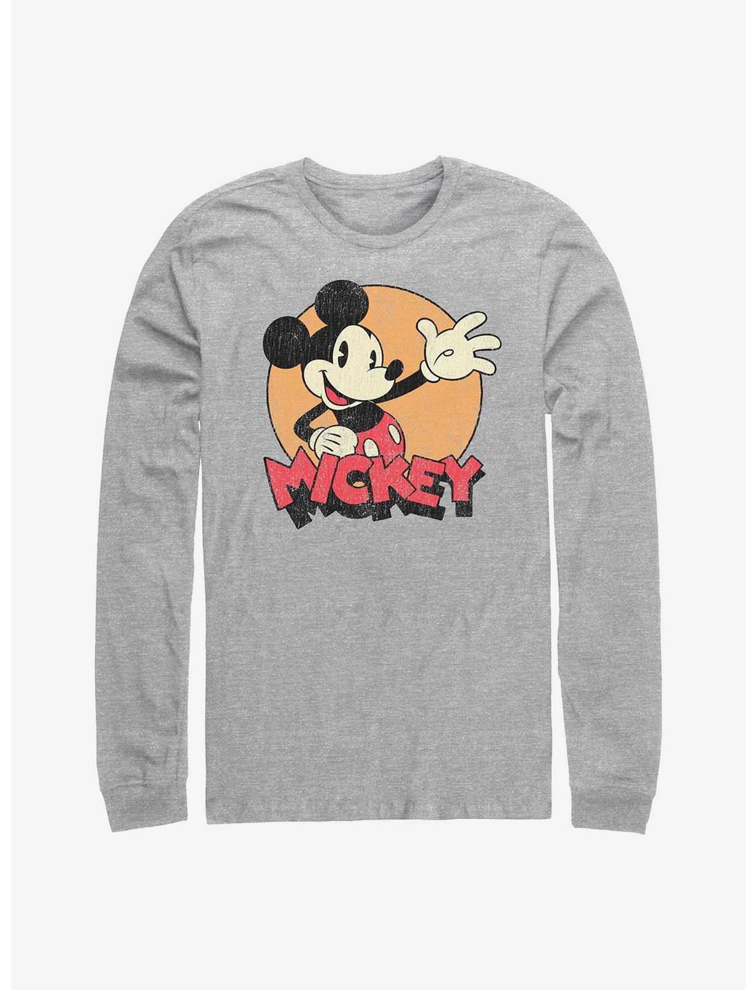 Disney Mickey Mouse Tried And True Long-Sleeve T-Shirt, ATH HTR, hi-res