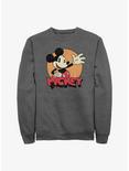 Disney Mickey Mouse Tried And True Sweatshirt, CHAR HTR, hi-res