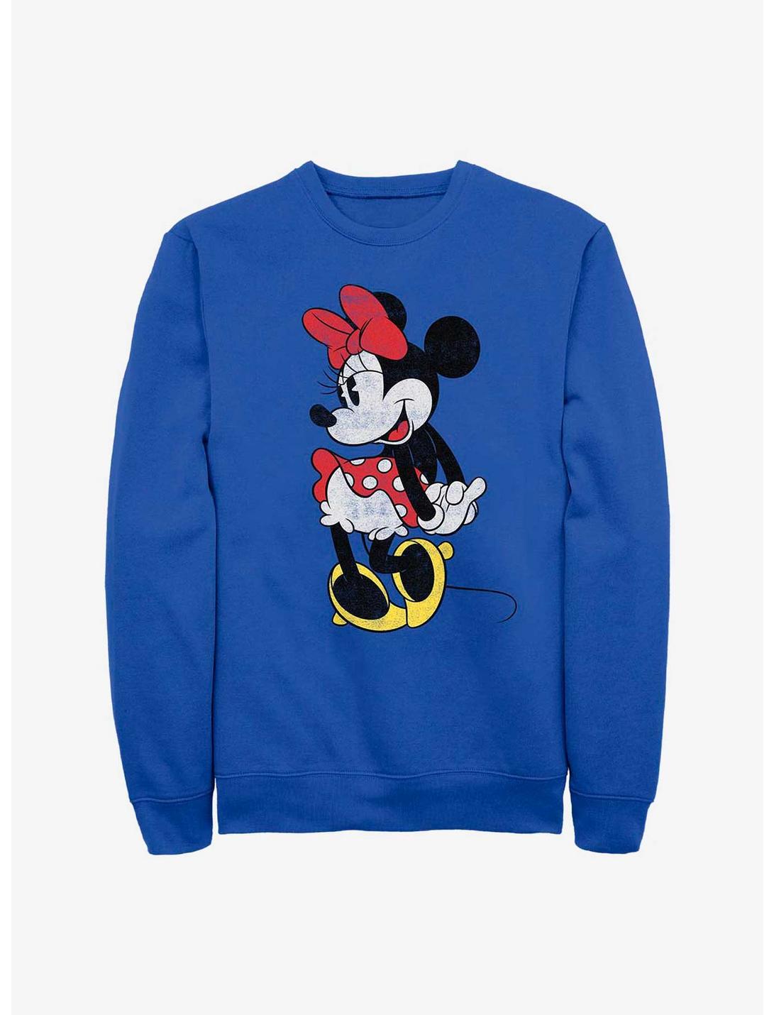 Disney Minnie Mouse Classic Minnie Sweatshirt, ROYAL, hi-res