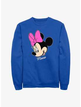 Disney Minnie Mouse Minnie Big Face Sweatshirt, , hi-res