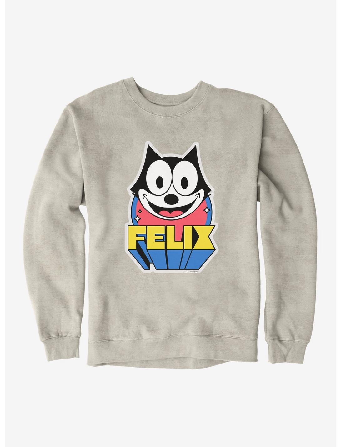 Felix The Cat 3D Block Text Sweatshirt, , hi-res