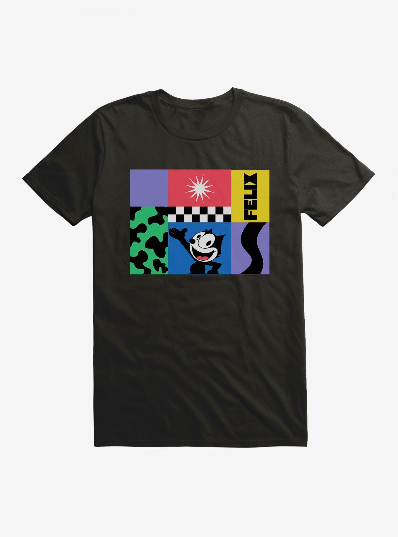 Felix The Cat 90s Graphic Collage T-Shirt, , hi-res