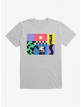 Felix The Cat 90s Graphic Collage T-Shirt, HEATHER GREY, hi-res