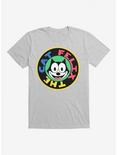 Felix The Cat 90s Sticker Graphic T-Shirt, HEATHER GREY, hi-res