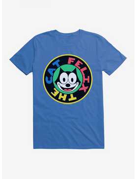 Felix The Cat 90s Sticker Graphic T-Shirt, ROYAL BLUE, hi-res