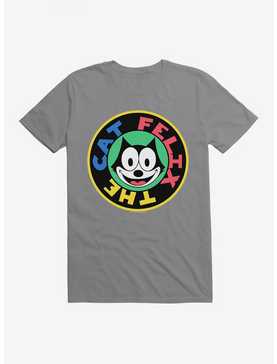 Felix The Cat 90s Sticker Graphic T-Shirt, STORM GREY, hi-res