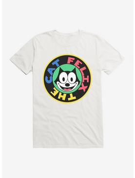 Felix The Cat 90s Sticker Graphic T-Shirt, WHITE, hi-res