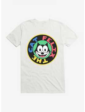 Felix The Cat 90s Sticker Graphic T-Shirt, WHITE, hi-res