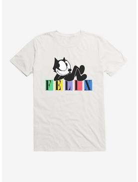 Felix The Cat Laid Back Felix T-Shirt, WHITE, hi-res