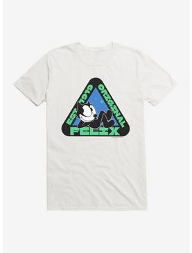 Felix The Cat Original Triangular Graphic T-Shirt, WHITE, hi-res