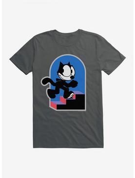 Felix The Cat Step By Step T-Shirt, CHARCOAL, hi-res