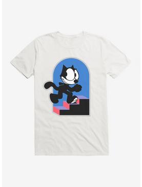 Felix The Cat Step By Step T-Shirt, WHITE, hi-res
