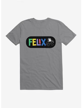 Felix The Cat Whistling And Walking T-Shirt, STORM GREY, hi-res