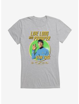 Star Trek Live Long And Prosper Girls T-Shirt, HEATHER, hi-res