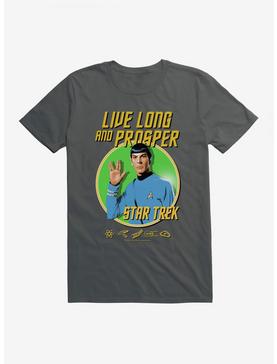 Star Trek Live Long And Prosper T-Shirt, CHARCOAL, hi-res