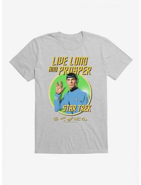 Star Trek Live Long And Prosper T-Shirt, HEATHER GREY, hi-res