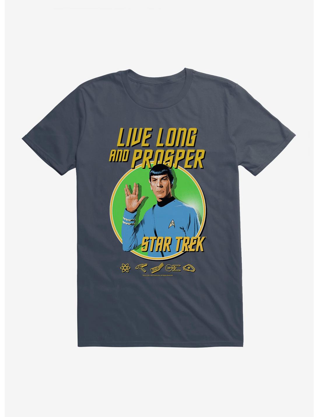 Star Trek Live Long And Prosper T-Shirt, LAKE, hi-res