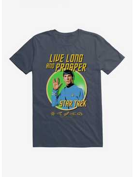Star Trek Live Long And Prosper T-Shirt, LAKE, hi-res