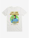 Star Trek Live Long And Prosper T-Shirt, WHITE, hi-res