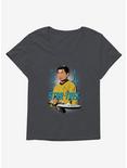 Star Trek Sulu Girls T-Shirt Plus Size, CHARCOAL HEATHER, hi-res
