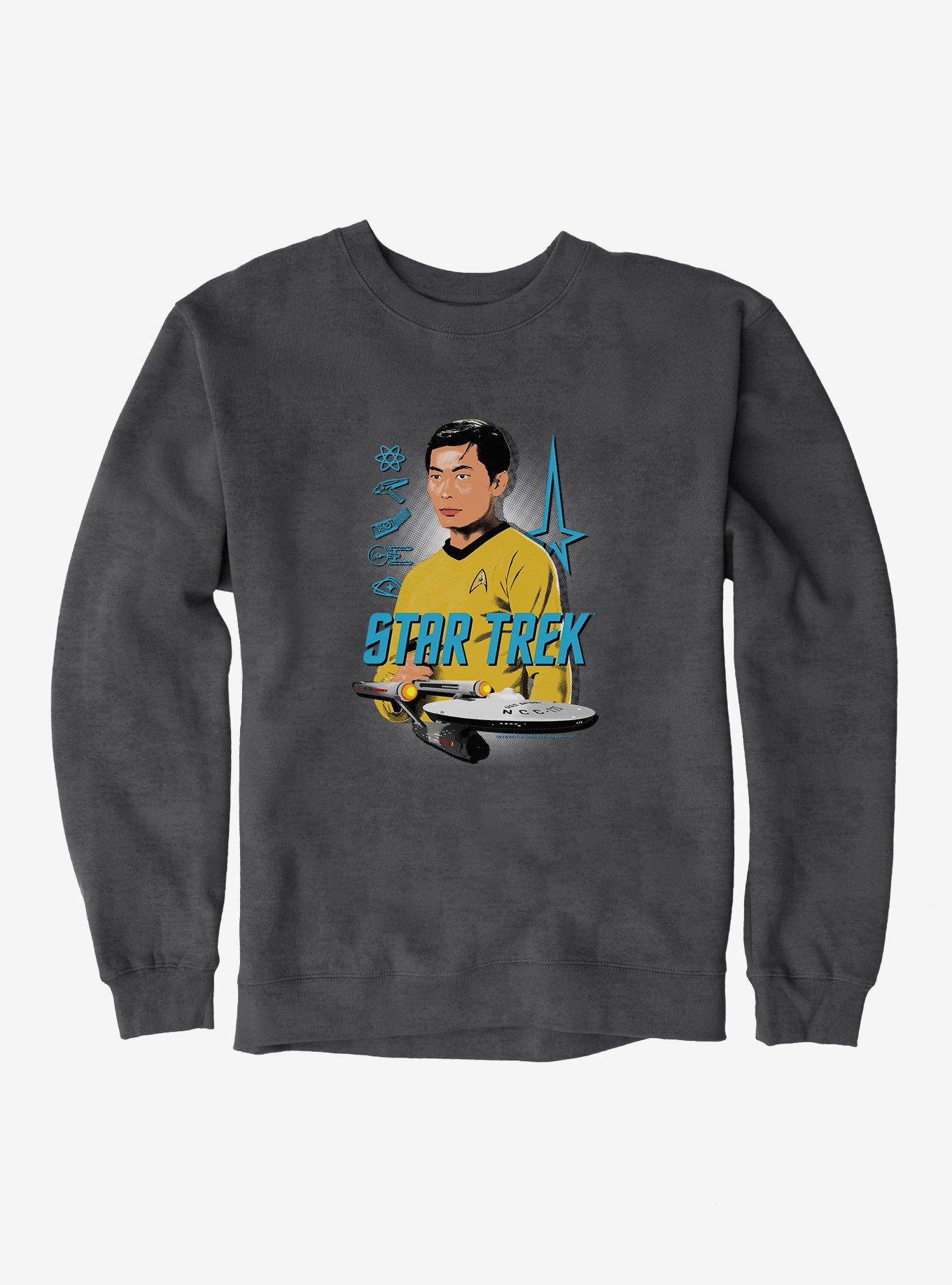 Star Trek Sulu Sweatshirt, CHARCOAL HEATHER, hi-res