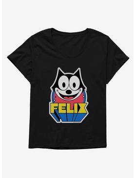 Plus Size Felix The Cat 3D Block Text Womens T-Shirt Plus Size, , hi-res