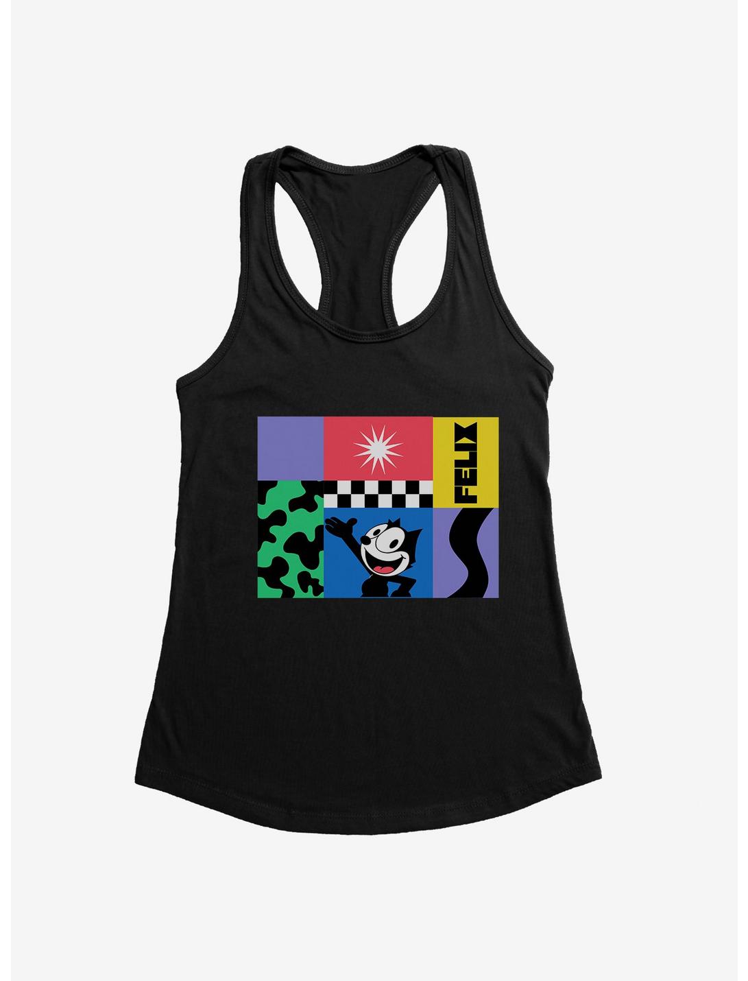 Felix The Cat 90s Graphic Collage Womens Tank Top, , hi-res