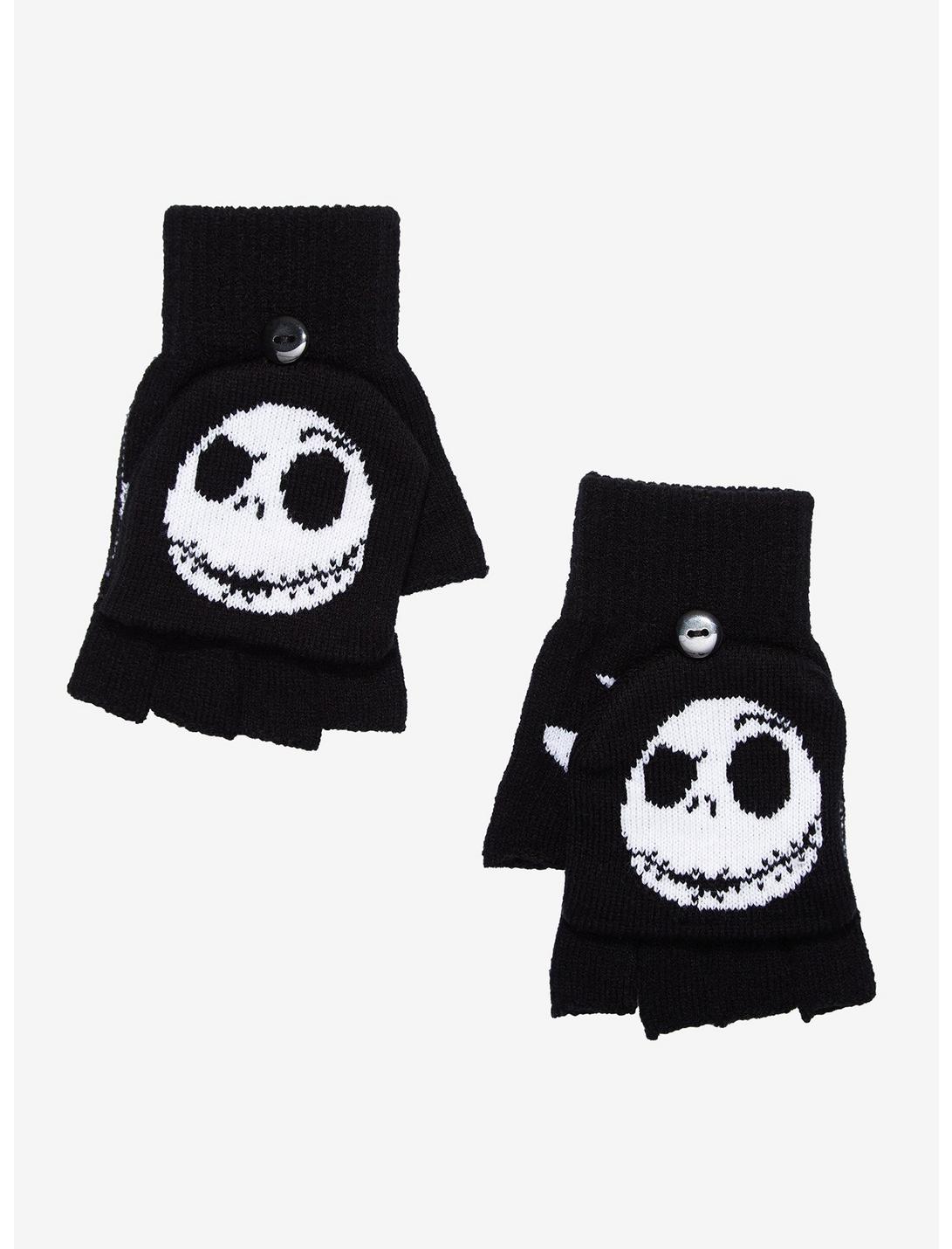 The Nightmare Before Christmas Jack & Bats Convertible Gloves, , hi-res