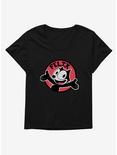 Felix The Cat Happy Smiles Sticker Graphic Womens T-Shirt Plus Size, , hi-res