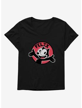 Plus Size Felix The Cat Happy Smiles Sticker Graphic Womens T-Shirt Plus Size, , hi-res