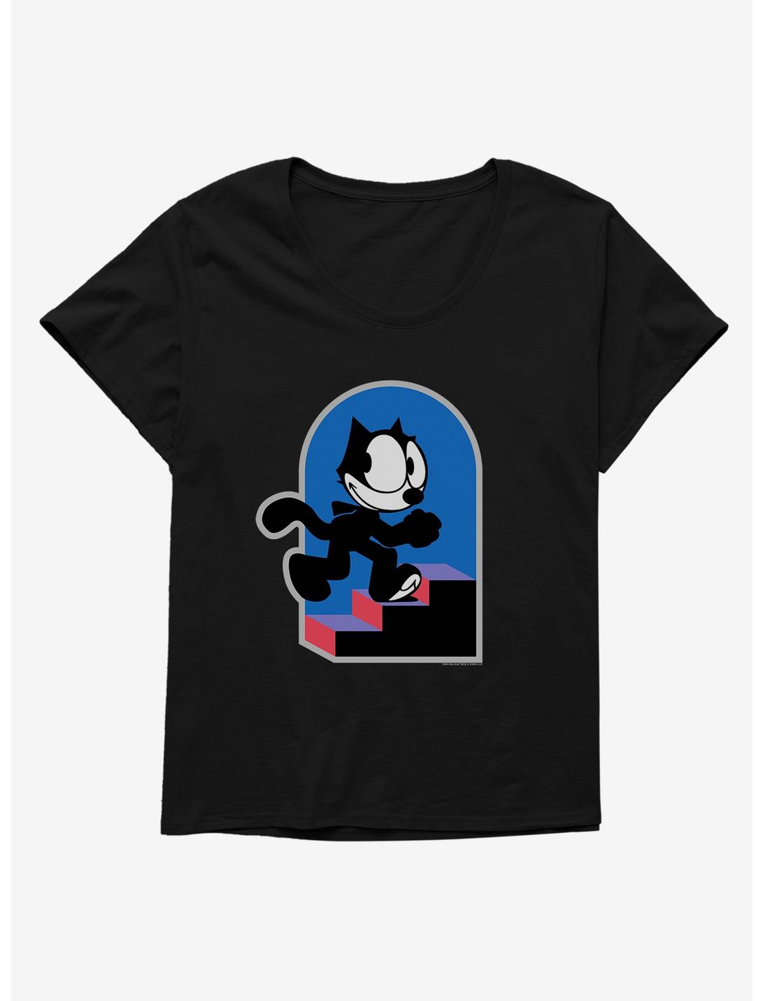 Felix The Cat Step By Step Womens T-Shirt Plus Size, , hi-res