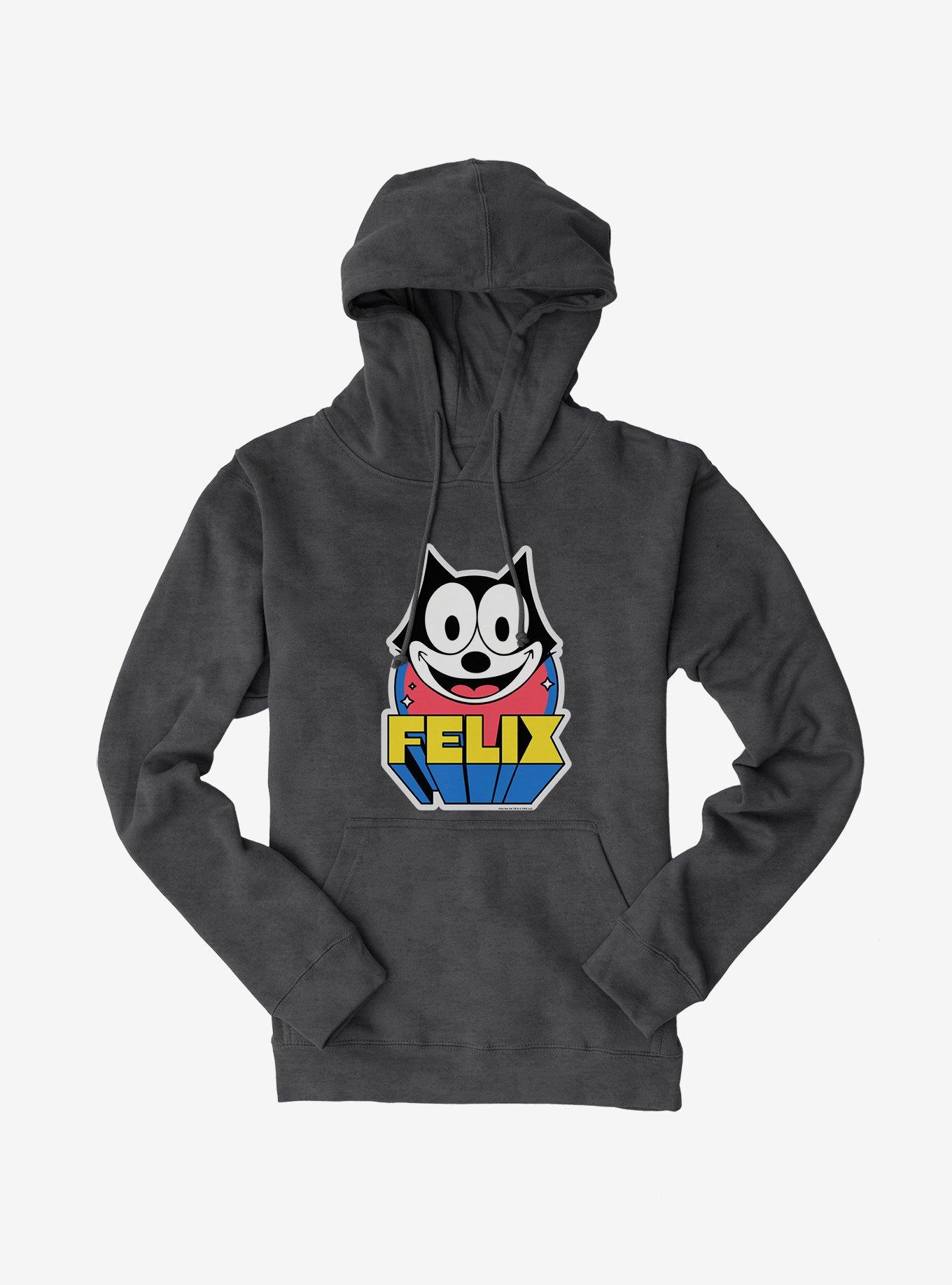 Felix The Cat 3D Block Text Hoodie, , hi-res