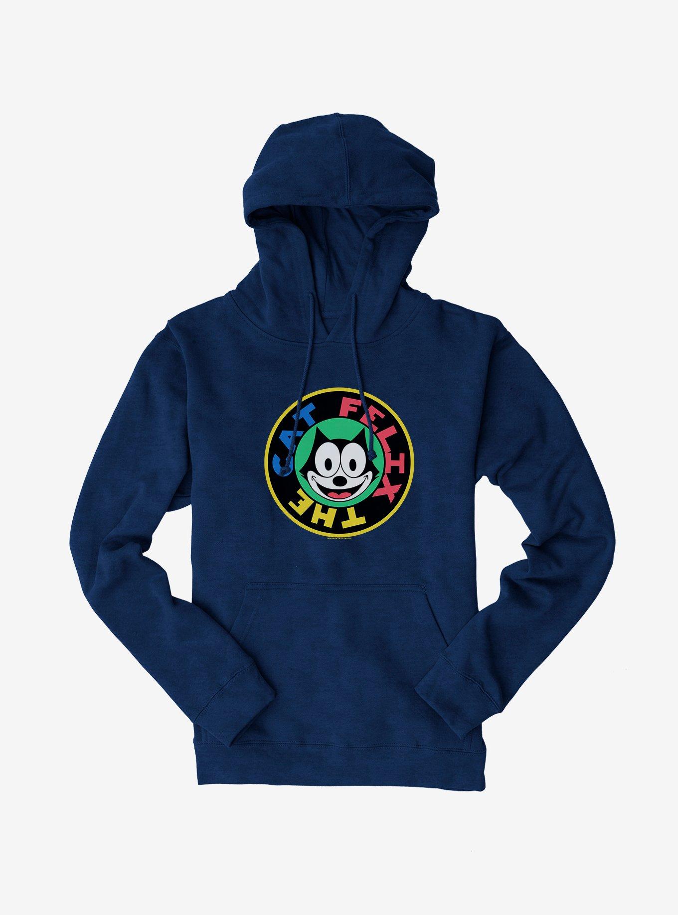 Felix The Cat 90s Sticker Graphic Hoodie, , hi-res