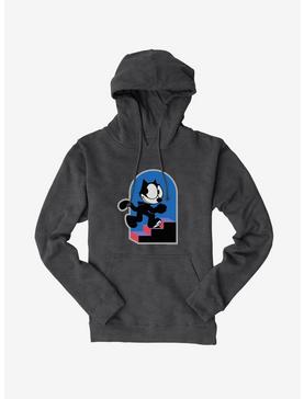 Felix The Cat Step By Step Hoodie, CHARCOAL HEATHER, hi-res