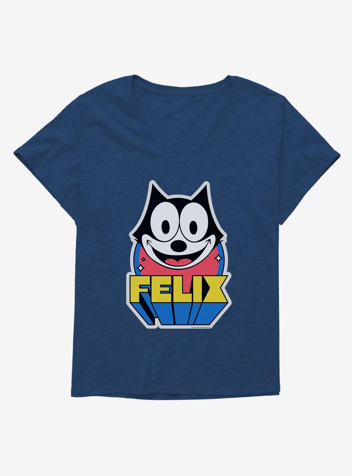 Felix The Cat 3D Block Text Girls T-Shirt Plus Size | Hot Topic