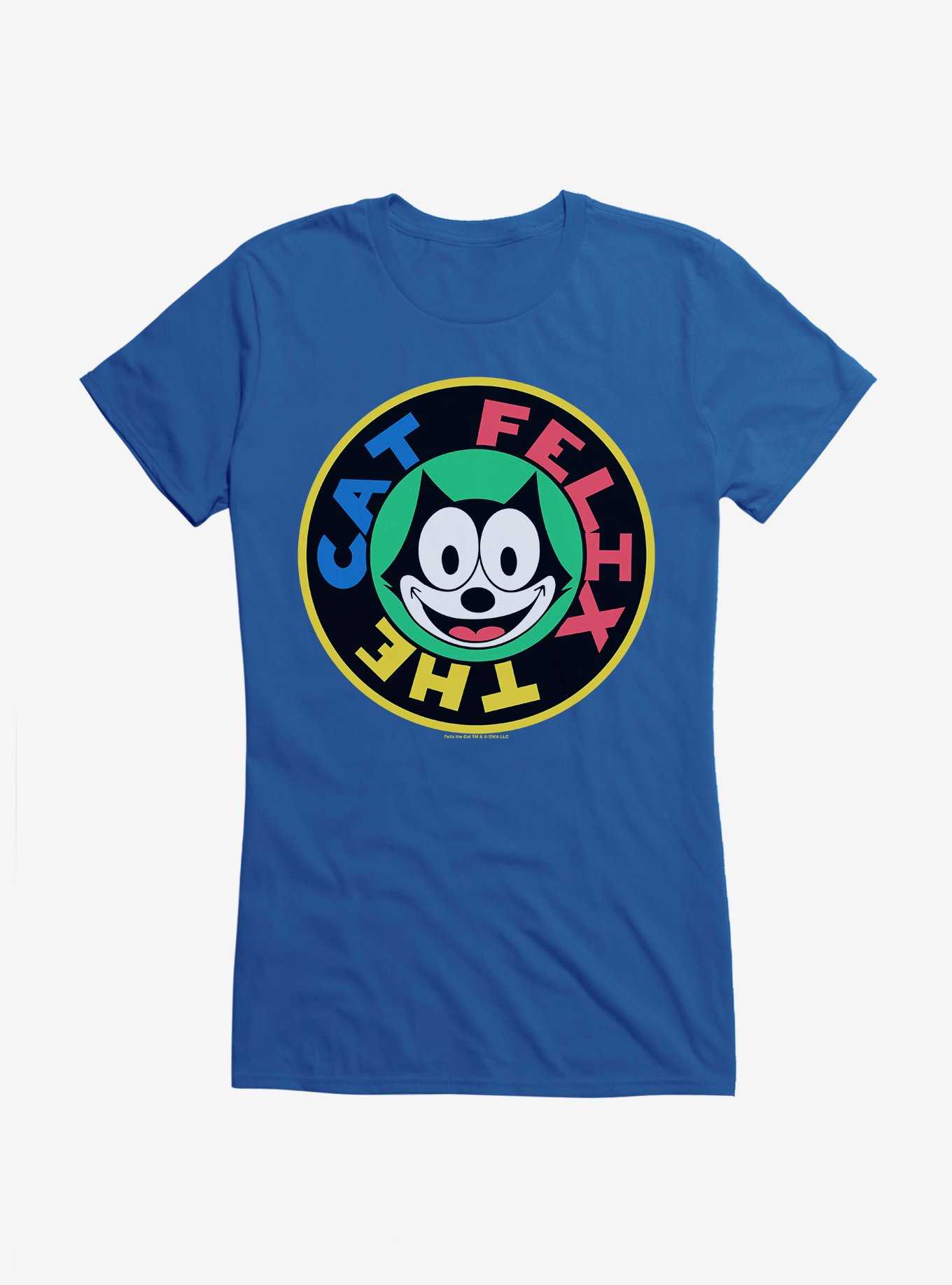 Felix The Cat 90s Sticker Graphic Girls T-Shirt, , hi-res