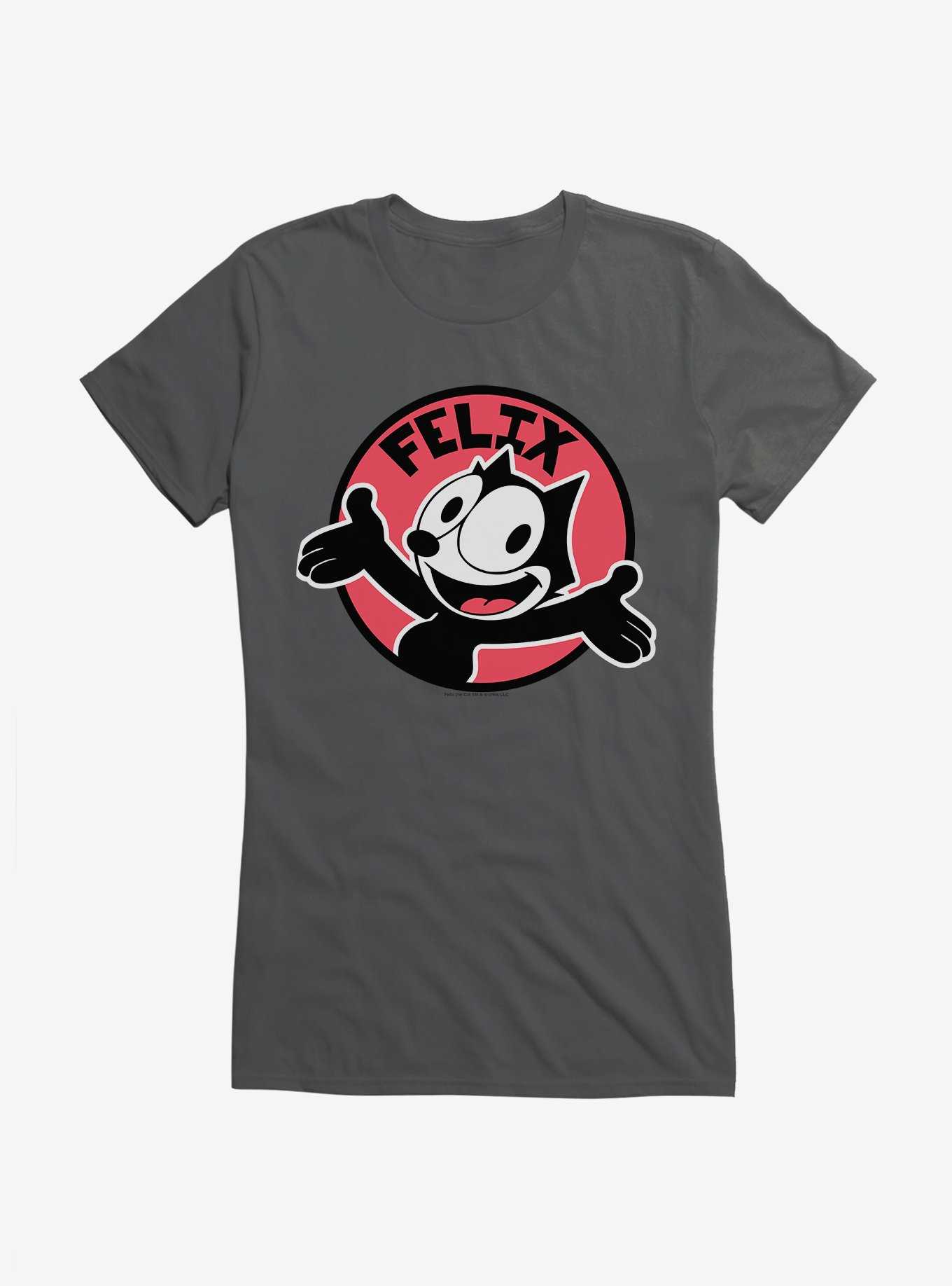 Felix The Cat Happy Smiles Sticker Graphic Girls T-Shirt, , hi-res
