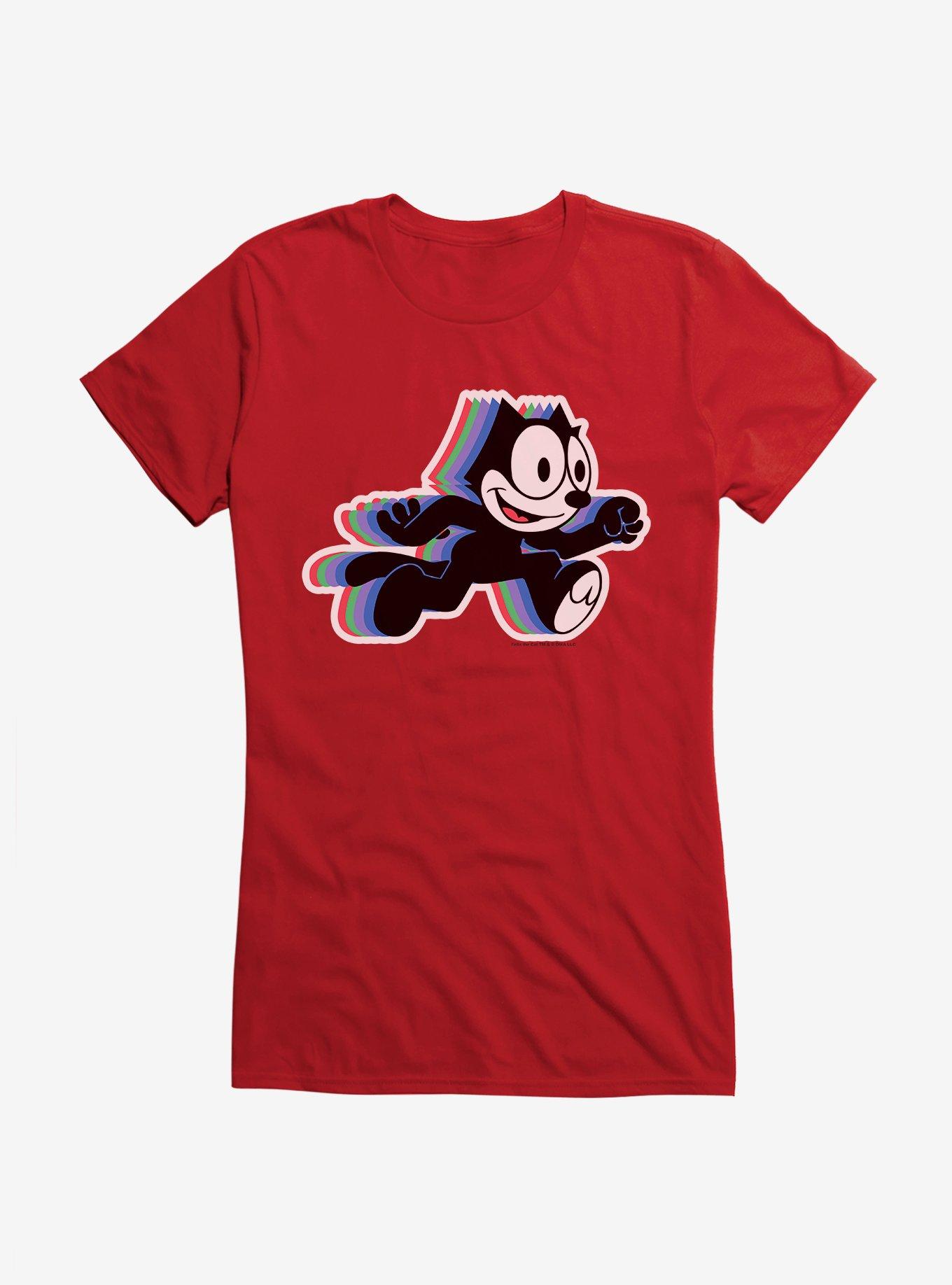Felix The Cat Hologram Felix Girls T-Shirt, , hi-res