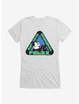 Felix The Cat Original Triangular Graphic Girls T-Shirt, , hi-res